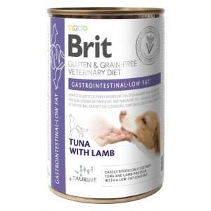 BRIT Grain Free Vet Diet Dog Gastrointestinal Tuna with lamb - vlhké krmivo pro psy - 400g