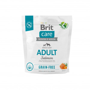 BRIT Care Dog Grain-free Adult Small & Medium Salmon - suché krmivo pro psy - 1 kg