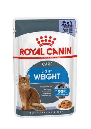 ROYAL CANIN FCN Light Weight Care v želé - vlhké krmivo pro dospělé kočky - 12x85g 