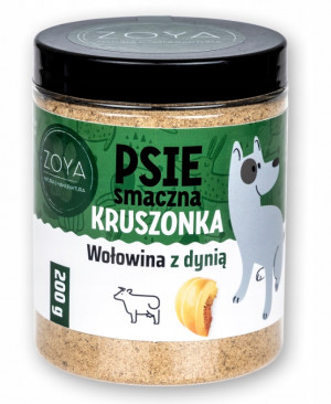 ZOYA Beef and pumpkin crumble - pamlsek pro psa - 200g