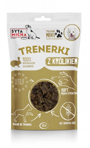 SYTA MICHA Treats with rabbit - pamlsek pro psa - 80g
