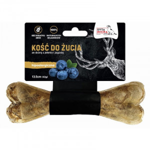  SYTA MICHA Jelení kůže a bobule - pamlsek pro psy - 13,5 cm