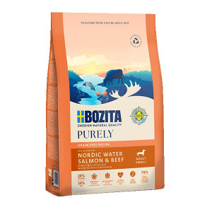 BOZITA Purely Adult Small Salmon and beef - suché krmivo pro psy - 2,5kg