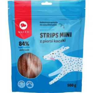 MACED Mini ducks strips - pochoutka pro psy - 500g