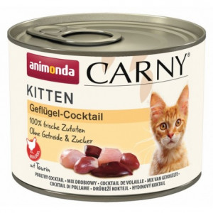ANIMONDA Carny Kitten Poultry cocktail - mokré krmivo pro kočky - 200g