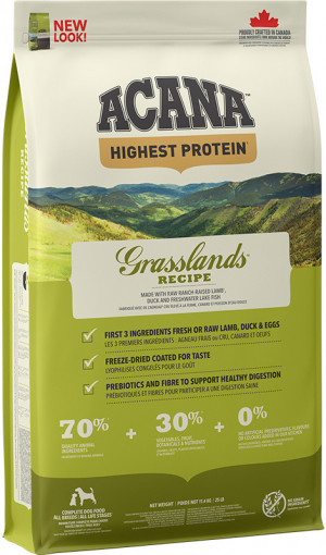ACANA Highest Protein Grasslands - suché krmivo pro psy - 11,4 kg