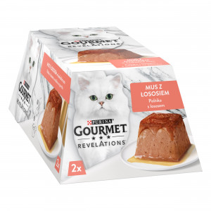  PURINA Gourmet Revelations Salmon - vlhké krmivo pro kočky - 2x57 g