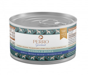 PERRO Gourmet Horsemeat with pumpkin - mokré krmivo pro psy - 200g