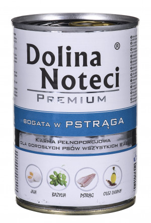 Dolina Noteci Premium Trout - vlhké krmivo pro psy 400 g