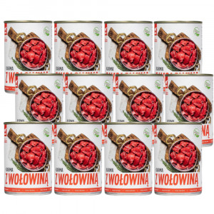 TUF TUF Hovězí mokré krmivo pro psy - 12x400g