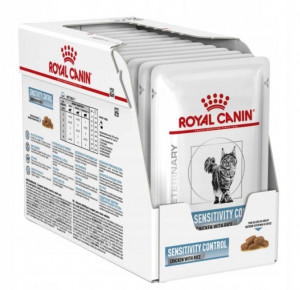 ROYAL CANIN Sensitivity Control Chicken Gravy - mokré krmivo pro kočky - 12 x 85g