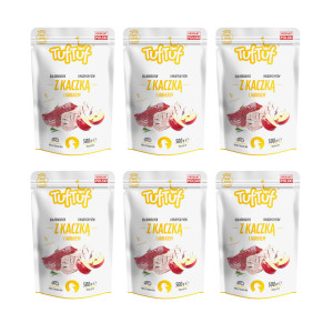 TUF TUF Duck Meal with Apple - mokré krmivo pro psy - 6x500g