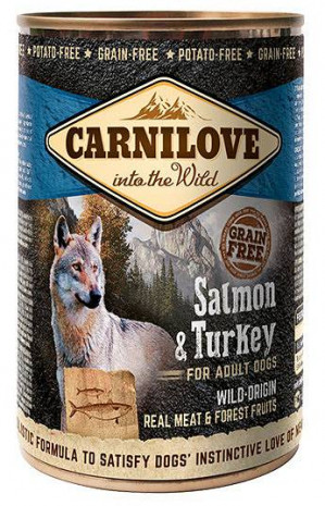 CARNILOVE Into the Wild Salmon&Turkey - Mokré krmivo pro psy - 400 g