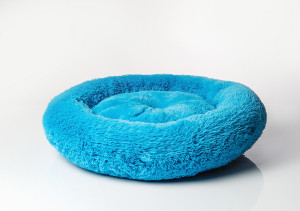 GO GIFT Shaggy blue M - pelíšek pro domácí mazlíčky - 57 x 57 x 10 cm
