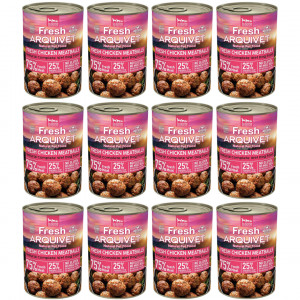 ARQUIVET Fresh Chicken Meatballs - vlhké krmivo pro psy - 12x400g