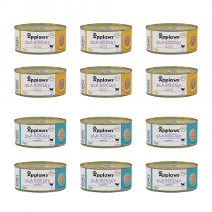 APPLAWS Kitten Mix příchutě v želé - vlhké krmivo pro kočky - 12x70g