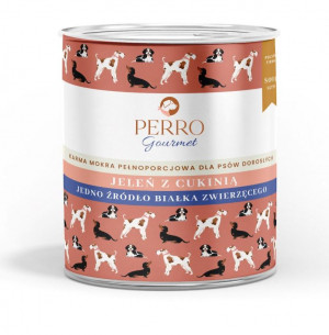 PERRO Gourmet Deer with zucchini - mokré krmivo pro psy - 800g