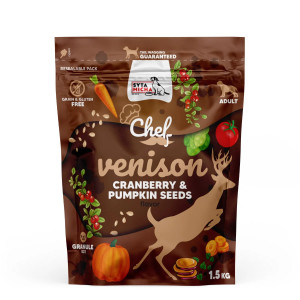 SYTA MICHA Chef Venison with cranberry and pumpkin seeds - suché krmivo pro psy - 1,5kg