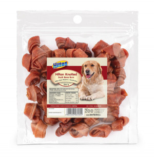 HILTON Knotted Duck Bone 6 cm - žvýkačka pro psy - 500g