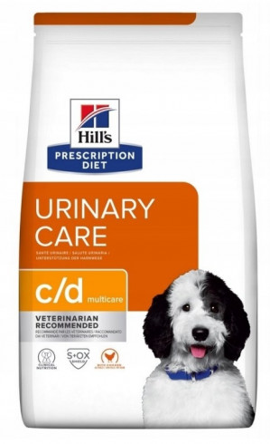 HILL'S PRESCRIPTION DIET Urinary Care Canine c/d Multicare Suché krmivo pro psy Kuřecí maso 4 kg