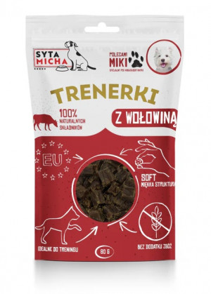 SYTA MICHA Treats with beef - pamlsek pro psa - 80g