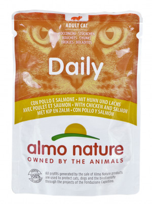 Almo Nature Daily Kuře s lososem 70 g