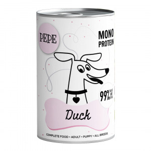 PAKA ZWIERZAKA Pepe Duck - vlhké krmivo pro psy - 400g
