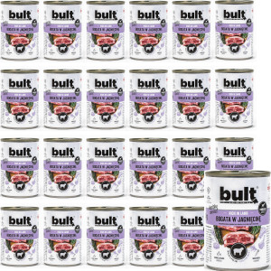 BULT Rich in lamb - Mokré krmivo pro psy - 24x800 g