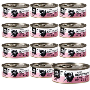 3COTY Turkey - mokré krmivo pro kočky - 12x80g