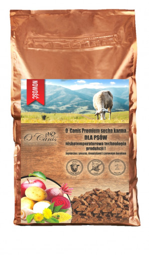 O'CANIS Lamb with millet, potatoes, and red beet - suché krmivo pro psy - 1,5kg