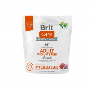 BRIT Care Hypoallergenic Adult Medium Breed Lamb - suché krmivo pro psy - 1 kg