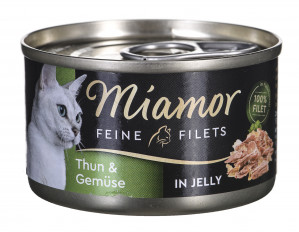 Miamor šťavnaté krmivo pro kočky Tuňák se zeleninou 100 g