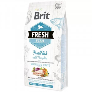 BRIT Fresh Muscles & Joints Fish with pumpkin - suché krmivo pro psy - 12kg