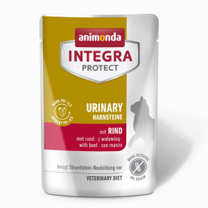 ANIMONDA Integra Protect Urinary Struvit s hovězím - mokré krmivo pro kočky - 85g