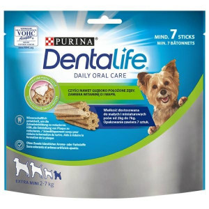  PURINA Dentalife Extra Mini - Dentální snack pro psy - 69 g