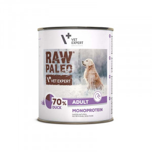RAW PALEO Adult Monoprotein Duck - vlhké krmivo pro psy - 800 g