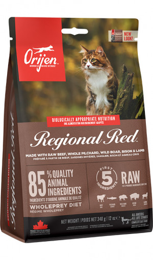 ORIJEN Regional Red Cat - suché krmivo pro kočky - 340 g 