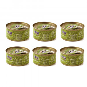 FISH4CATS Tuna fillet with green lipped mussel - mokré krmivo pro kočky - 6x70g