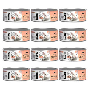 BULTI Rich in salmon - mokré krmivo pro kočky - 12x85g