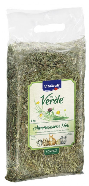 VITAKRAFT VitaVerde Alpská louka - seno pro hlodavce - 1kg