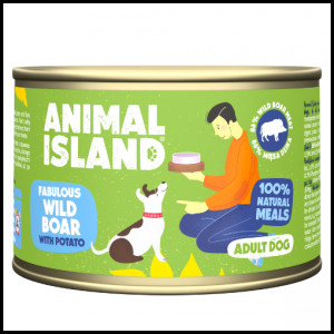 ANIMAL ISLAND zvěřina s bramborami - vlhké krmivo pro psy - 410 g