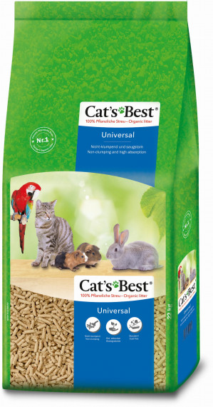 JRS Cats Best Universal - dřevěné peletové stelivo - 22 kg