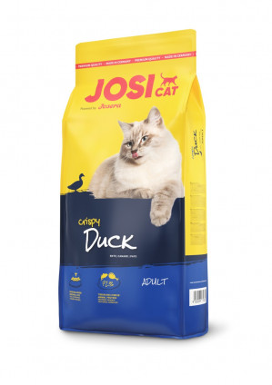 JOSERA JosiCat Crispy Duck - suché krmivo pro kočky - 10 kg 