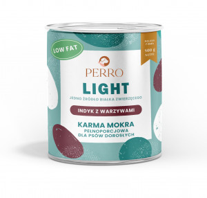 PERRO Light Turkey with vegetables - vlhké krmivo pro psy - 800g