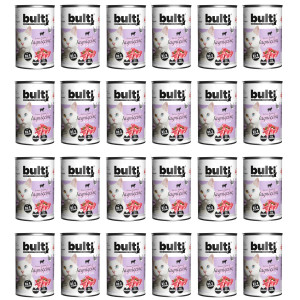 BULTI Rich in lamb - mokré krmivo pro kočky - 24x400g