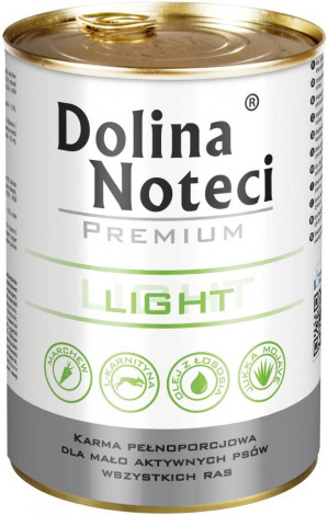 DOLINA NOTECI Premium Light - Mokré krmivo pro psy - Vepřové, Kuřecí - 400 g