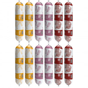 TUF TUF Bar MIX příchutí - mokré krmivo pro psy - 12x900g