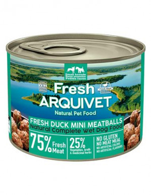 ARQUIVET Fresh Duck Mini Meatballs - mokré krmivo pro psy - 200g