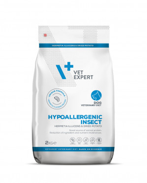 VET EXPERT Veterinary Diet Hypoallergenic Insect Dog - suché krmivo pro psy - 2 kg