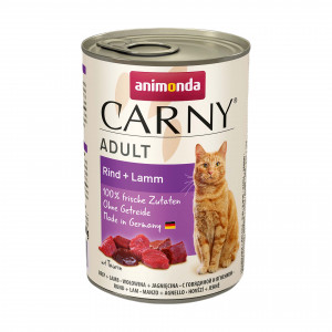 ANIMONDA Carny Adult Beef and lamb - mokré krmivo pro kočky - 400g